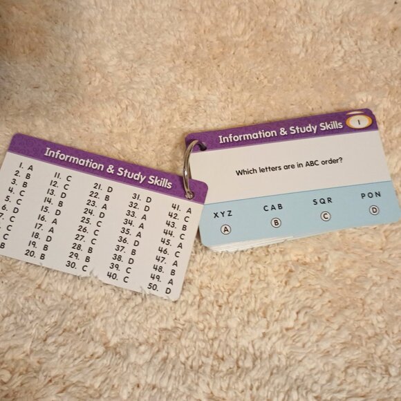 EUC ~ Lakeshore Language Test Prep Rings ~ Grade 1 - Picture 7 of 16